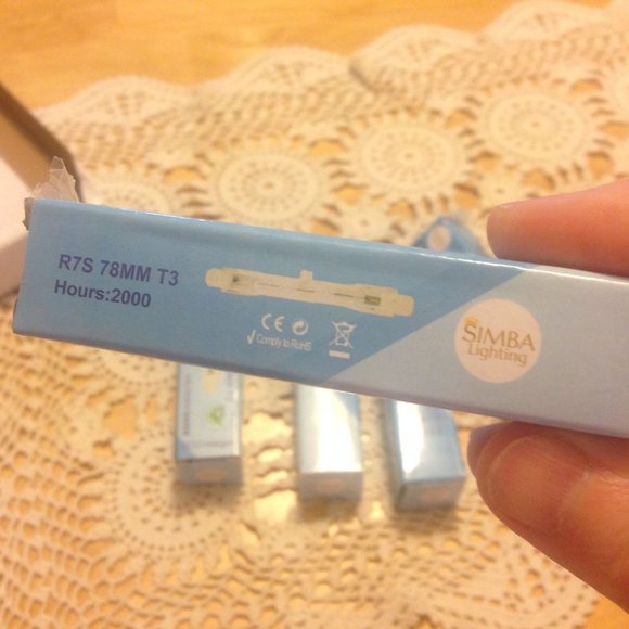 NIB 5 pc Halogen R7S 78mm T3 Double Ended Bulbs - Picture 4 of 7